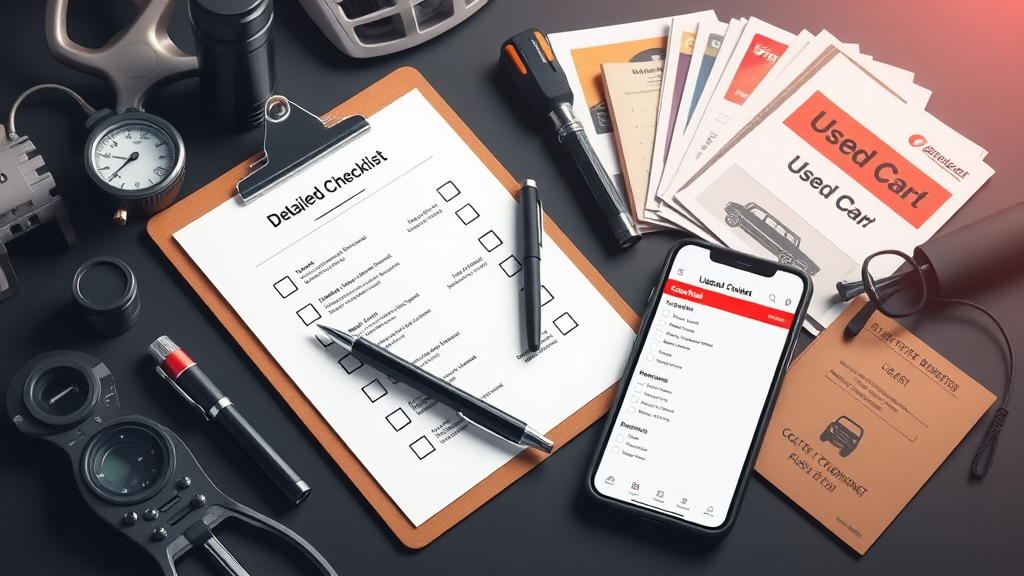 중고차 점검 체크리스트 필수 항목과 작성 방법