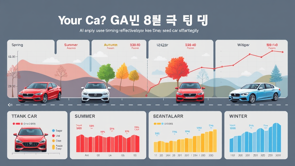 중고차 판매의 최적 시기와 가격 변화 분석