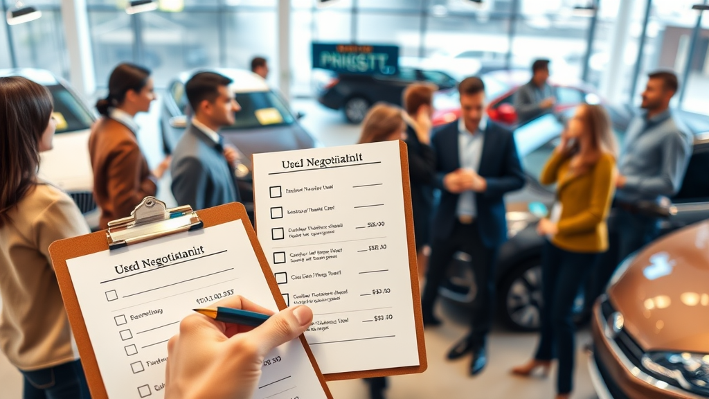중고차 가격 협상 완벽 가이드