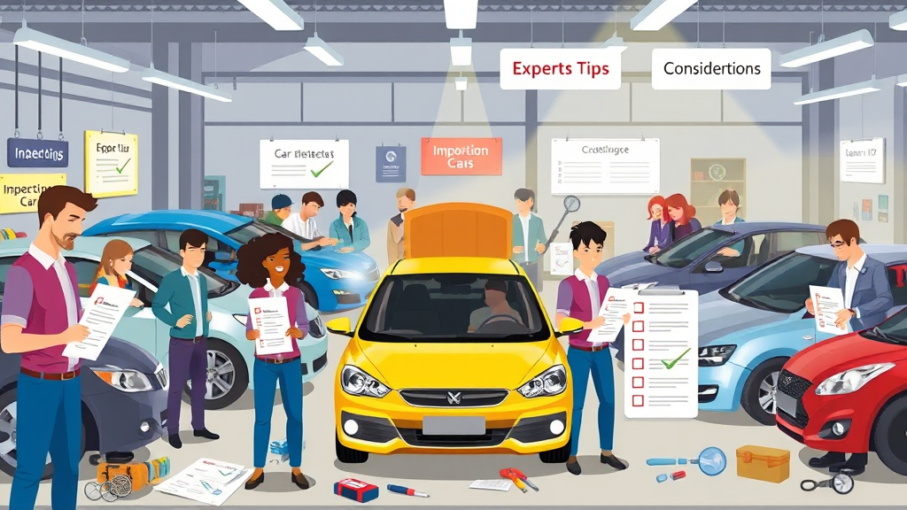 중고차 구매 시 필수 점검 체크리스트