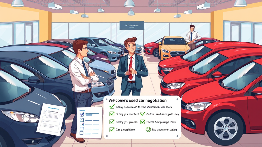 중고차 협상 성공을 위한 필수 가이드