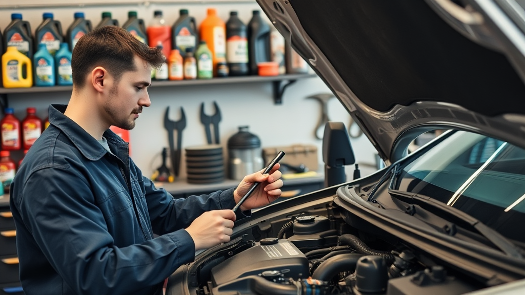 중고차 엔진오일 점검과 교환 주기 가이드