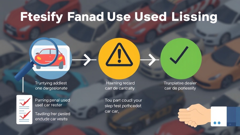 중고차 허위매물 구분법과 안전한 구매 가이드
