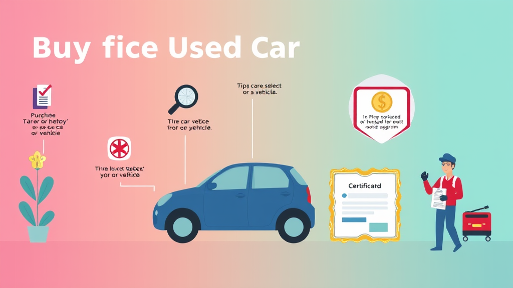 첫 중고차 구매를 위한 완벽 가이드