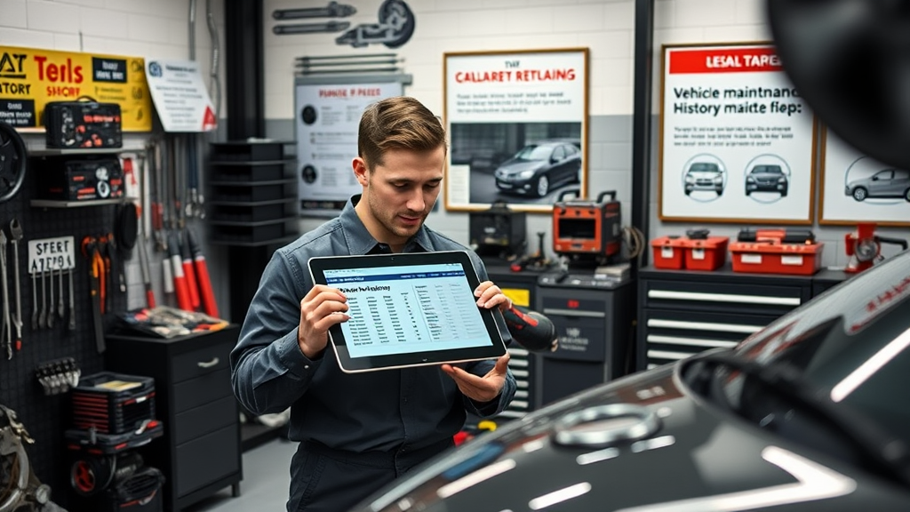 차량 정비 이력 확인 및 관리 방법
