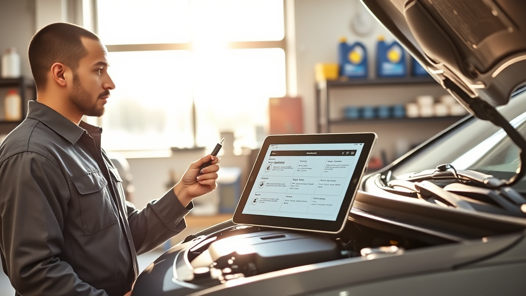 중고차 엔진오일 점검 및 교체 가이드