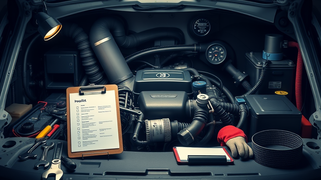 엔진룸 점검을 위한 필수 체크리스트와 DIY 가이드