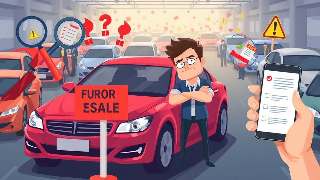 중고차 구매 실패 사례와 사기 피해 예방 가이드