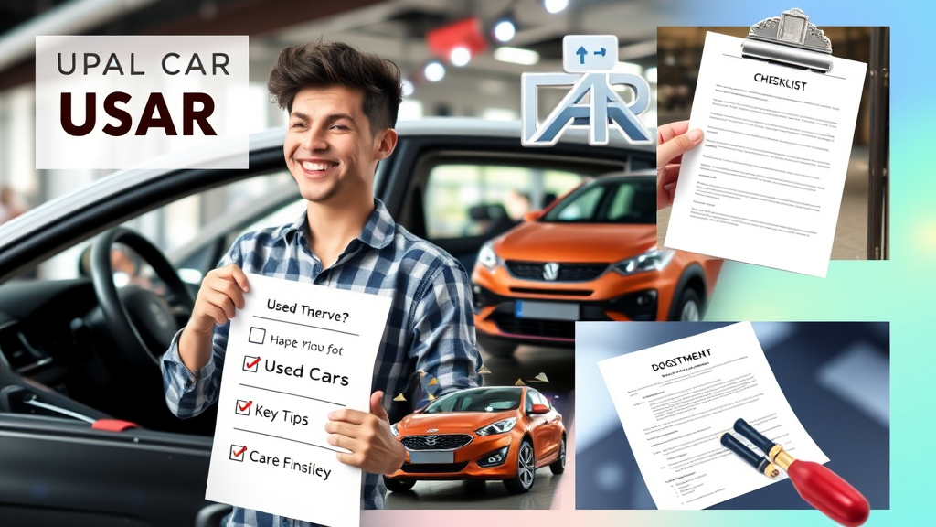 첫 중고차 구매를 위한 완벽 가이드