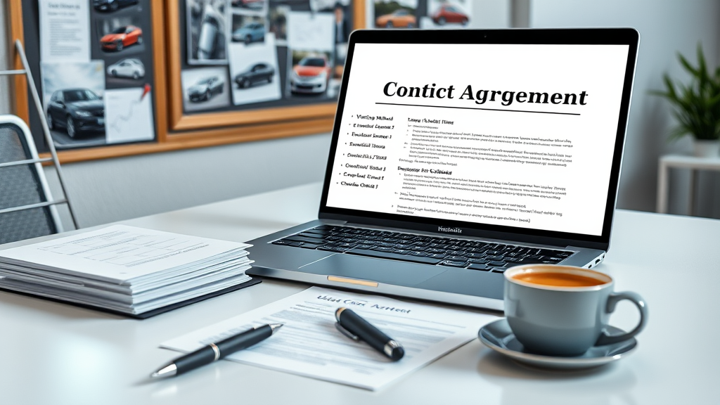 중고차 매매 계약서 작성과 주의사항 완벽 가이드