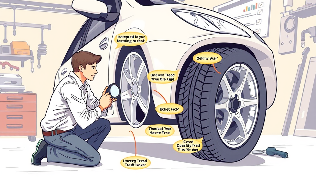 중고차 타이어 마모 확인법과 구매 체크리스트