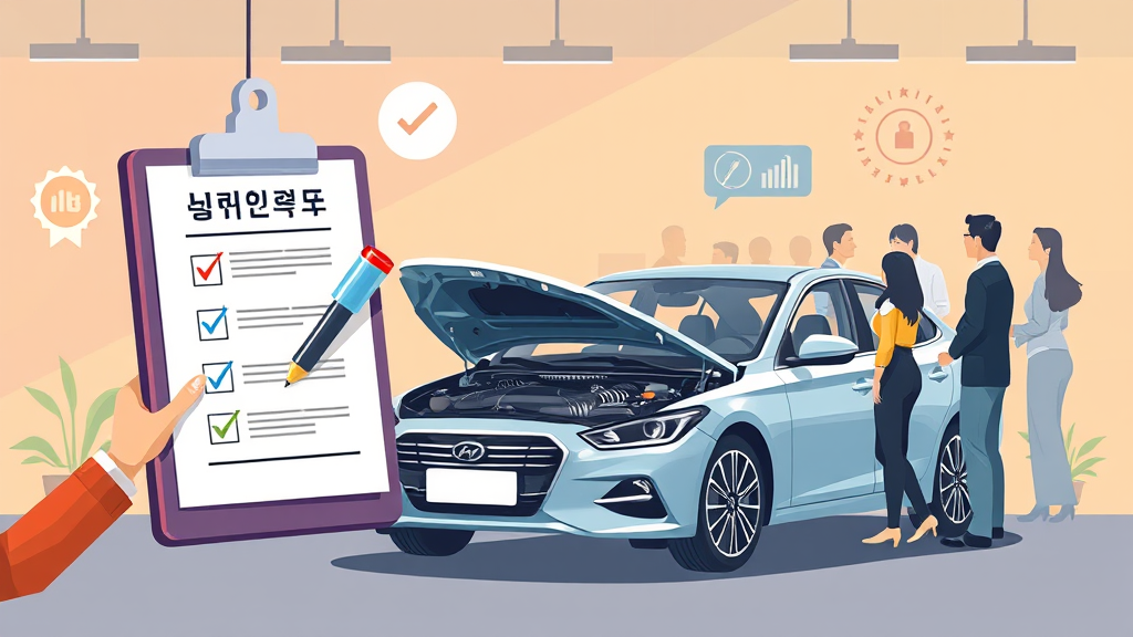 중고차 성능점검기록부의 중요성과 활용법
