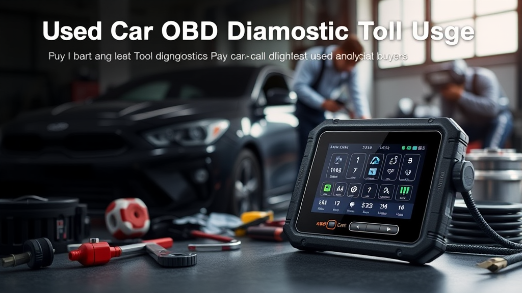 중고차 OBD 진단기 사용법과 기능 이해하기