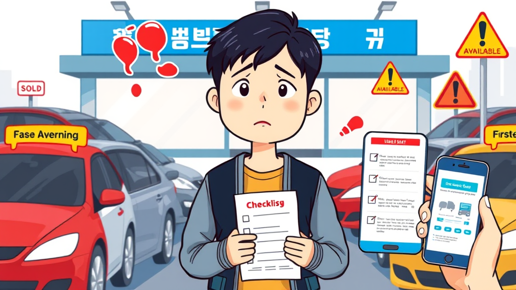 중고차 허위매물 피해와 예방 방법