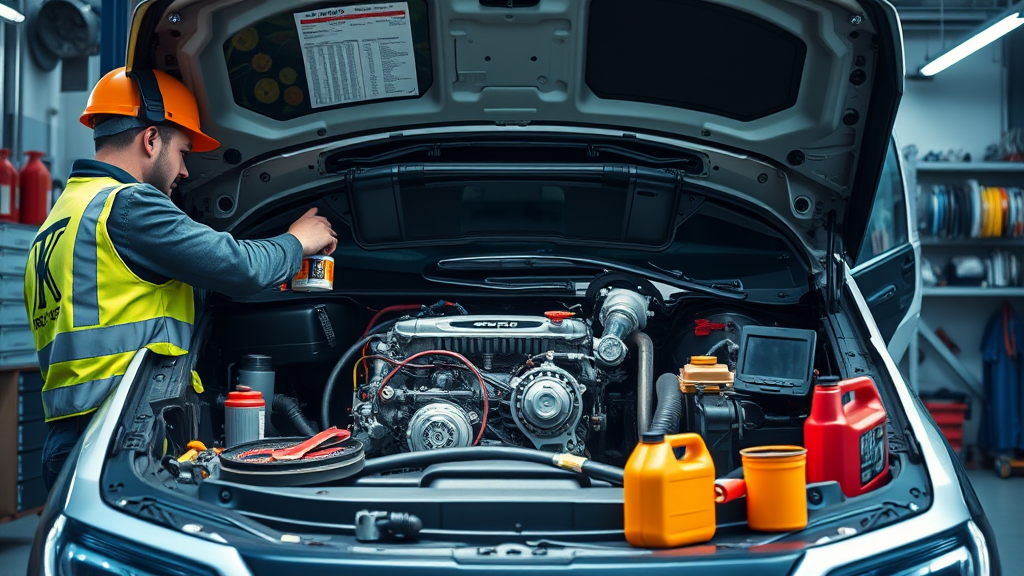 차량 엔진룸 점검의 모든 것 체크리스트와 중요성