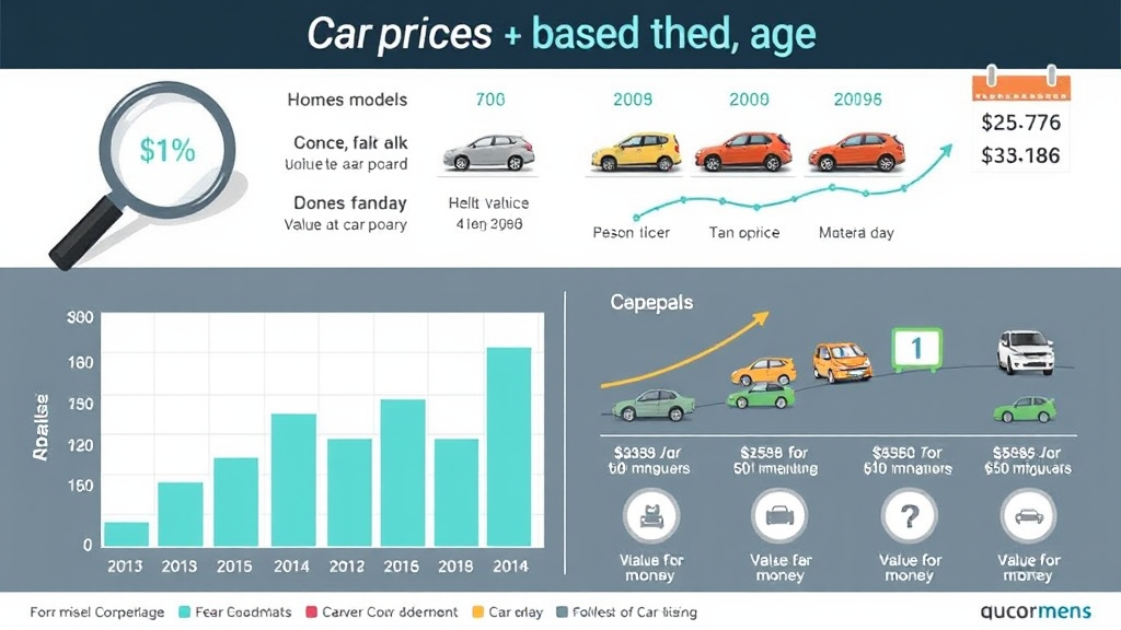 차량 연식별 시세와 감가상각 분석
