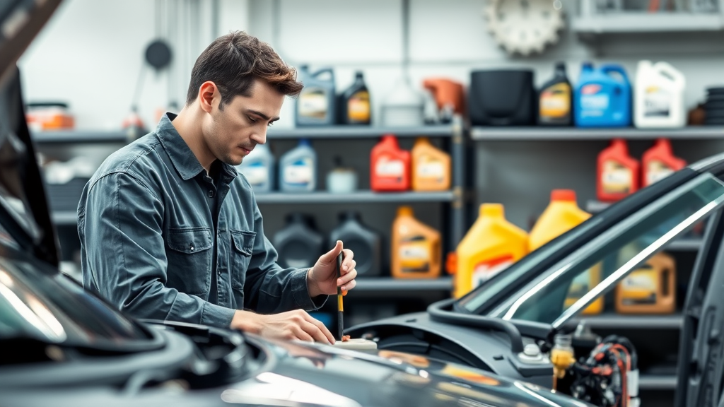 중고차 엔진오일 상태 점검 및 교체 가이드