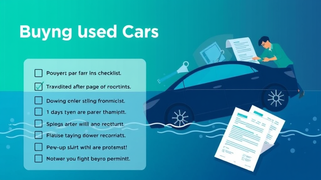 중고차 구매 전 침수차 구별하는 완벽 가이드