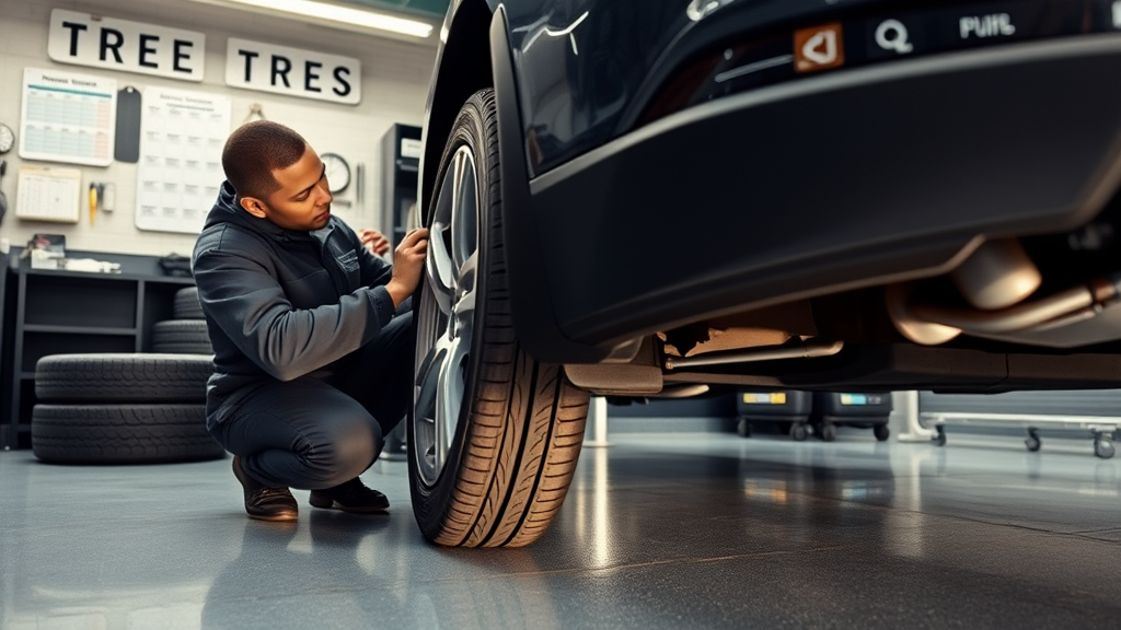 중고차 구매 시 필수! 타이어 마모 확인법