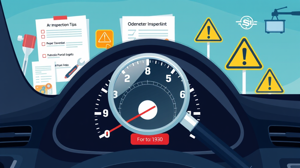 중고차 구매 시 주행거리 조작 피하기