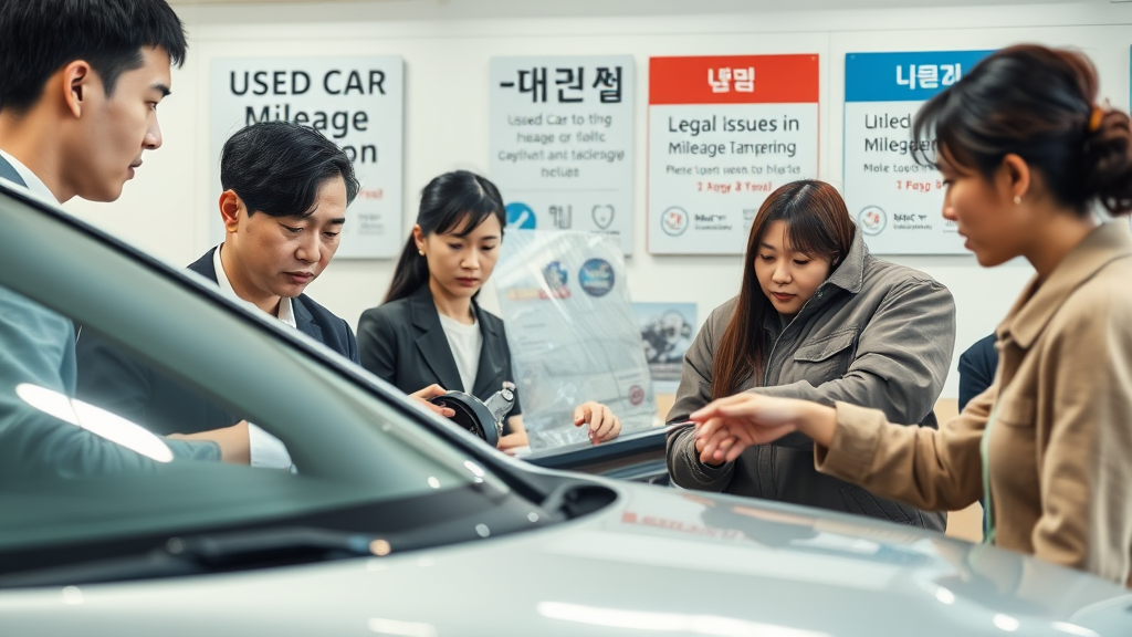 중고차 주행거리 조작 사례, 확인 및 방지 방법