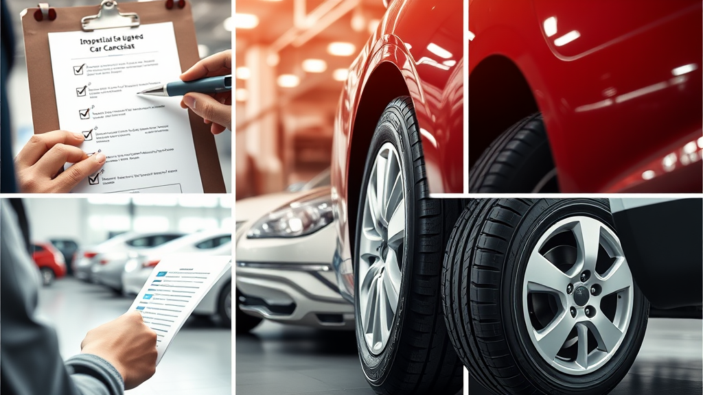 중고차 외관 검사 요령과 구매 시 유의사항