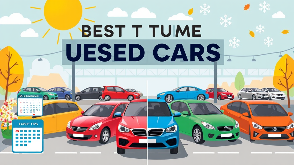 중고차 판매를 위한 최적의 시기와 전략