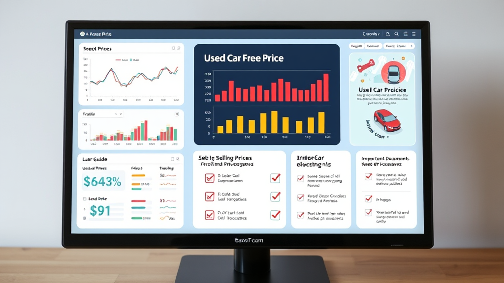 중고차 시세 조회 사이트의 모든 것 시세 확인부터 판매 가격 설정까지
