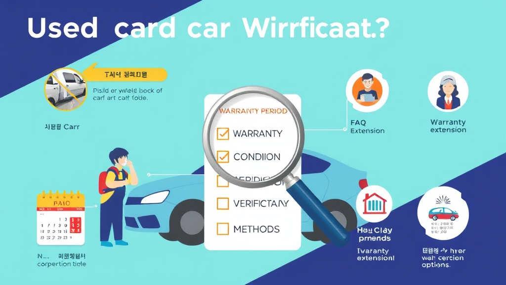 중고차 보증기간 확인 완벽 가이드
