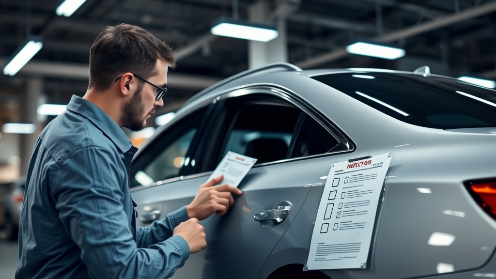 중고차 외관 검사 요령 체크리스트와 전문가 팁