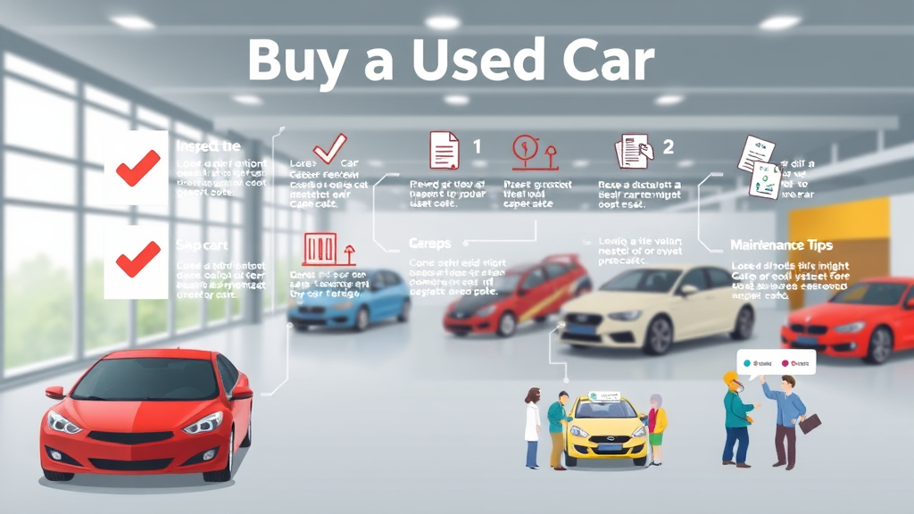 중고차 구매 가이드 단계별 절차 및 주의사항