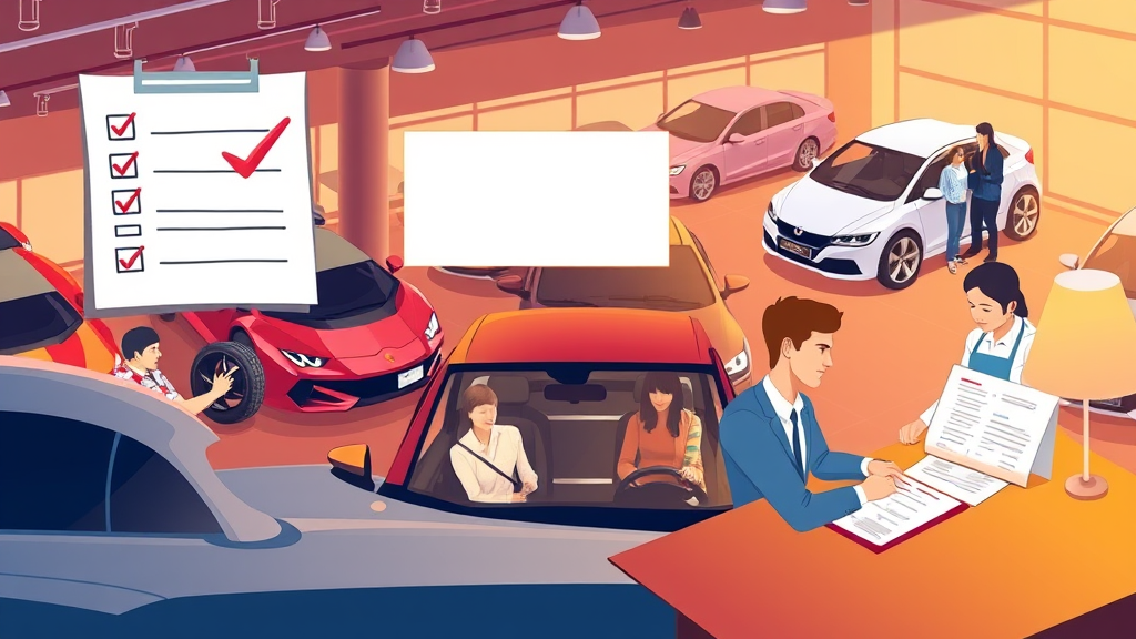 중고차 구매 전 필수 점검 사항과 전문가 팁