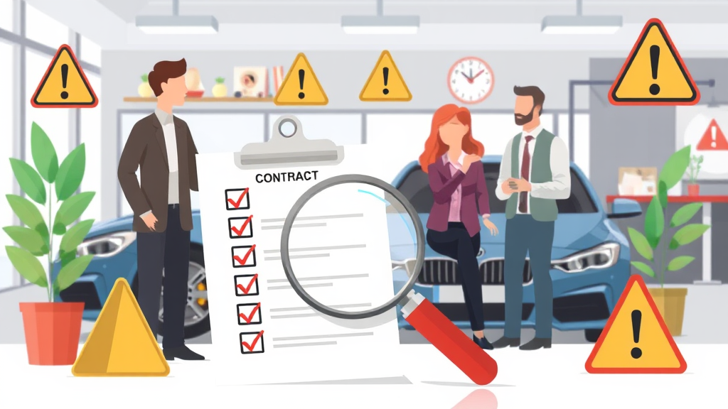 중고차 계약 시 유의사항과 실수 피하기