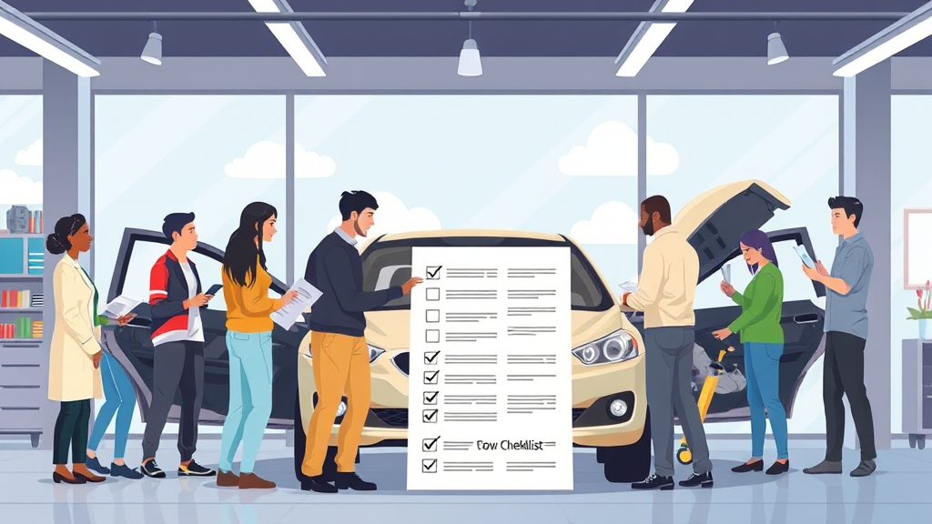 중고차 점검 체크리스트 구매 전 필수 가이드