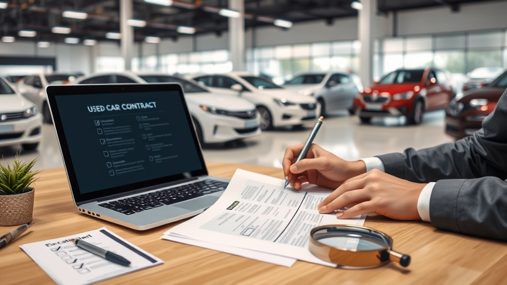 중고차 계약 실수 예방과 체크리스트