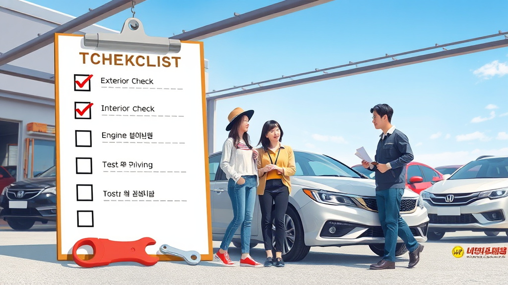 중고차 구매 전 필수 점검 가이드