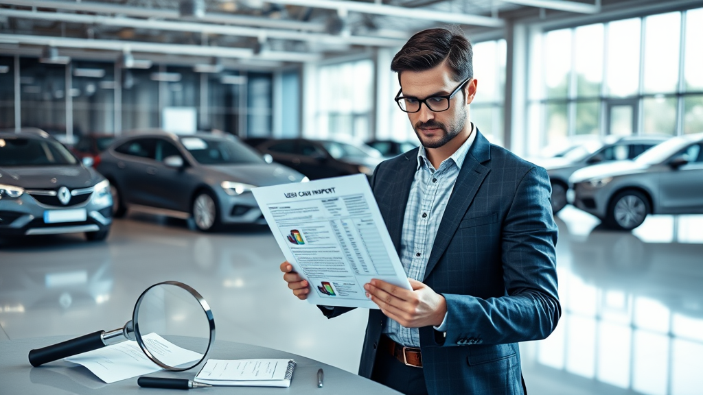 중고차 진단 리포트의 중요성과 활용법